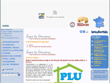 Tablet Screenshot of mairie-beaufort73.com